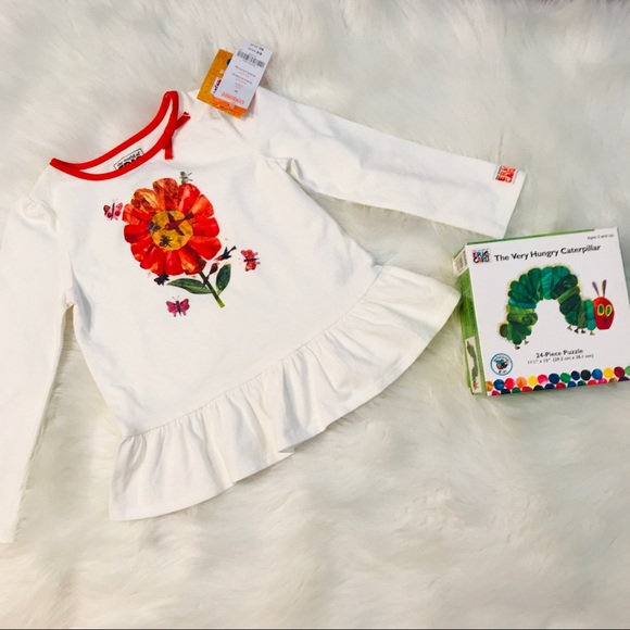Gymboree Other - Gymboree Eric Carle Top with puzzle size 3t